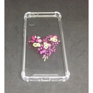 Capa Anti-Choque Com Desenho Para Huawei P20 Transparente